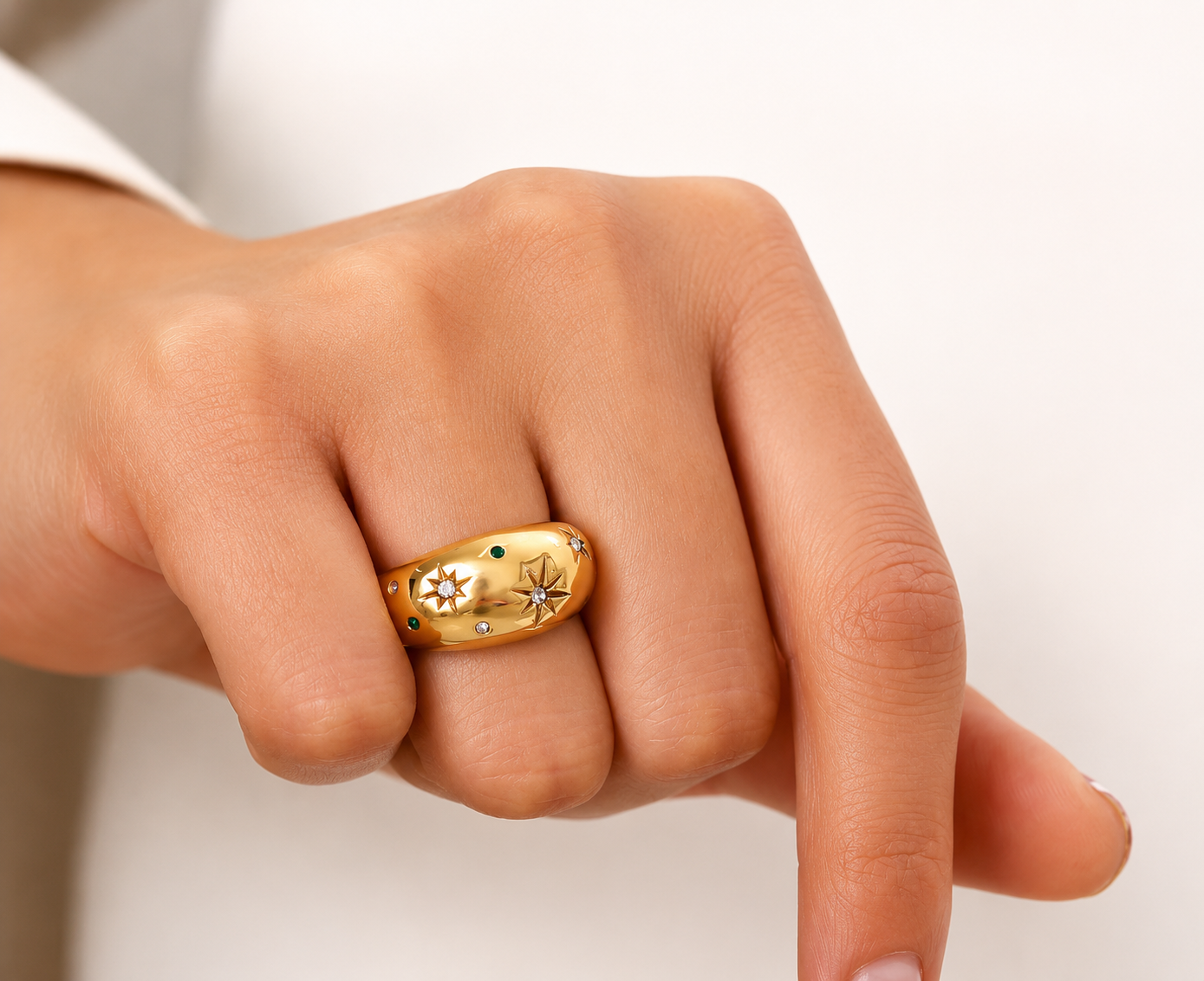 Stars Chunky Ring - Image 2