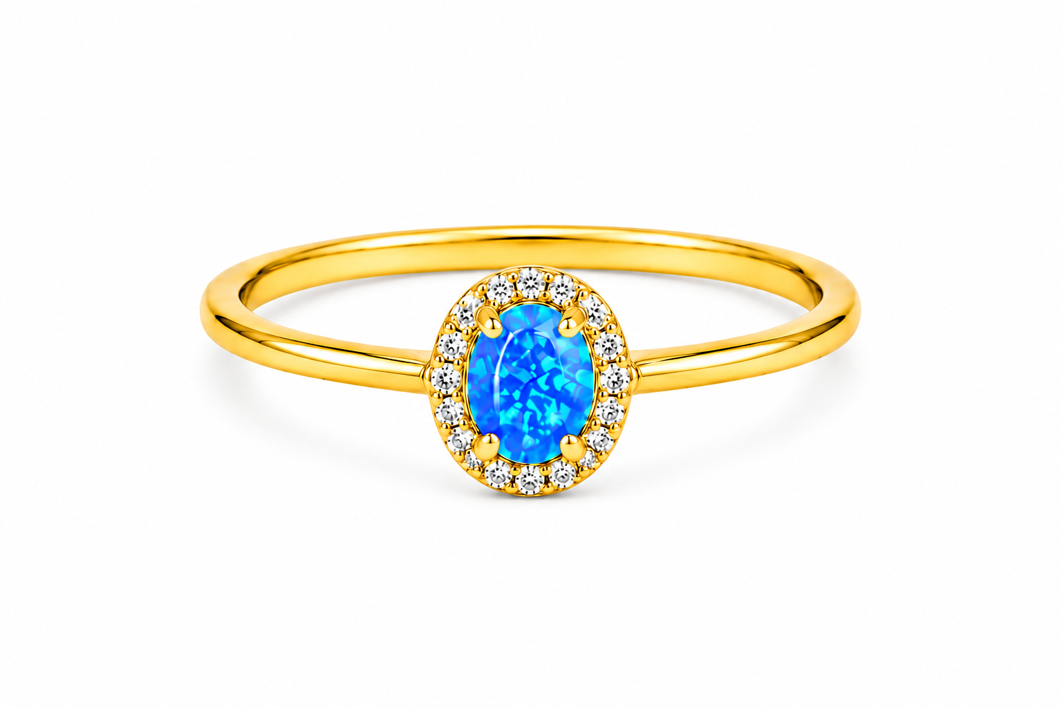 Opal Oval Ring - Image 3